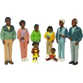 Miniland Afrikanske Familie Figurer 8 Enheter