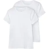 Name it T-skjorte - Noos - NkmT-skjorte - 2-pack - Bright White - - 11-12 år (146-152) - T-skjorte