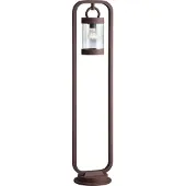 TRIO Veilampe SAMBESI, rustfarget, høyde 100 cm, metall, IP44