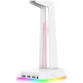 Onikuma headsetstativ med RGB-belysning ST2 hvit