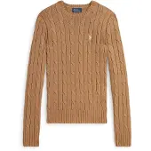 Ralph Lauren for woman. 211971795002 Brown knotted jumper (S), Casual, Cotton