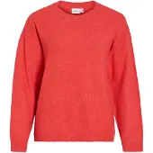 Vila Liga O-neck Knit Genser