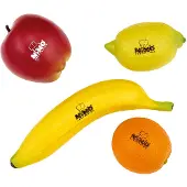 Nino Percussion fra Meinl NINOSET100 Botany Shakers Frukt Utvalg 4 Deler