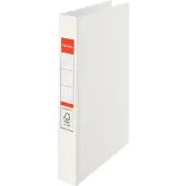 Esselte - Ringperm - bokryggbredde: 42 mm - for A4 (210 x 297 mm) - kapasitet: 190 ark - hvit