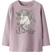 Name it Genser - NmfTulinea - Dawn Rosa m. Trykk - - 2 år (92) - Genser