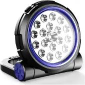 Superfire - Arbeidslys - LED - 7-modus - 10 W - hvitt/rødt lys