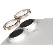 PanzerGlass SAFE. by - Linsebeskytter for mobiltelefon - kamera - glass - glitrende gull - for Apple iPhone 16, 16 Plus
