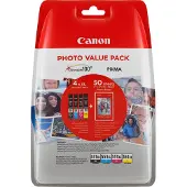 Canon CLI-551XL C/M/Y/BK Photo Value Pack - 4-pack - 11 ml - svart, gul, cyan, magenta - original - blister - blekkbeholder - for PIXMA iP8750, iX6850, MG5550, MG5650, MG5655, MG6450, MG6650, MG7150,