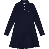 Lacoste Kids Pique Kjole Med Lange Ermer