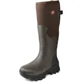 NPG Woodwalker Wide Lady 17" 4mm Gummistøvler Dame Dark Brown 42