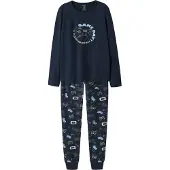 Name it Navy Gamer Pyjamas Med Lange Ermer