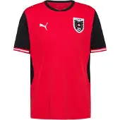 Puma Austria 2026 Home Jersey Men, Football, Red/Black, L