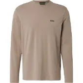 BOSS Long 10256064 Green Langarmet T-skjorte