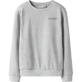 Name It Kids Collegegenser - NkfTilde - Light Grey Melange - - 6 år (116) - Collegegenser