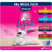 Vitakraft Cat Liquid-Snack Multipack - 48 x 15 g (Mikspakke 2)