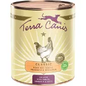 Terra canis Økonomipakke 12 x 800 g - Kylling med amarant, tomater & basilikum