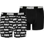 Puma Everyday Logo Boxers Youth (2-pack), Clothing, Black, 14