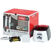 Evolis Badgy 200 - Plastkortskriver - farge - fargesublimering/termooverføring - CR-80 Card (85.6 x 54 mm) - inntil 325 kort/time (mono) / inntil 95 kort/time (farge) - kapasitet: 40 kort - USB 2.0