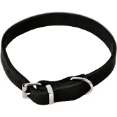 Dogman Krage skinn 12mmx32cm svart 32cm