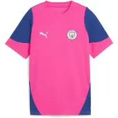 Puma Manchester City Training Jersey Youth, Clothing, Pink Pes/Vivid Blue, 13-14Y