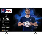 TCL 43P7K - 43" Diagonalklasse (42.5" synlig) - P7K Series LED-bakgrunnsbelyst LCD TV - QLED - Smart TV - Google TV - 4K UHD (2160p) 3840 x 2160 - ...
