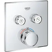 GROHE Grohtherm Smartcontrol Termostat til indbygning med 2 ventiler - 29124000