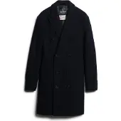 Superdry for man. M5011885A Town Merchant Store navy coat (XL), Casual, Wool, Long sleeve