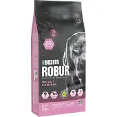Bozita Robur 7,5 kg / 12 kg + 2 x 70 g Meaty Bites med reinsdyr og and på kjøpet! - 12 kg Adult Light Kylling