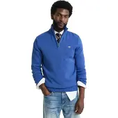 Gant for man. 8030170 Half-zip pullover Casual blue (XL), Cotton