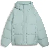 Puma Hooded Down Puffer Jacket Women, Clothing, Light Moss, XXS