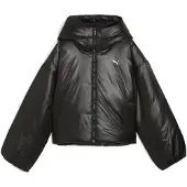 Puma Wardrobe Essentials Shiny Padded Jacket Women, Clothing, Black, XL