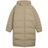 Puma Mono Hooded Parka Women, Clothing, Ice Coffee, XS