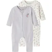 Name it Flower Pyjamas Med Lange Ermer 2 Enheter