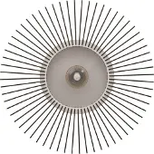 Eglo Taklampe Palombaia, hvit, Ø 50 cm, stål/tre, E27
