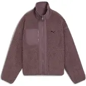 Puma Reversible Hybrid Sherpa Jacket Women, Clothing, Raisin, XS