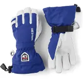 Hestra Army Leather Heli Ski Jr, Skihansker, Junior, Royal blue