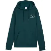 Puma Class Relaxed Hoodie Women, Clothing, Green Terrain, XL