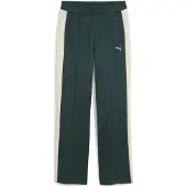 Puma T7 Always On Straight Track Pants Women, Women, Green Terrain, XS
