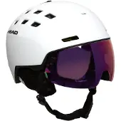 Head Radar 5K MIPS, Skihjelm med Visir, White