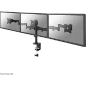 NeoMounts NM-D135D3 - Monteringssett - full bevegelse - for 3 LCD-skjermer - svart - skjermstørrelse: 10-27 - klemmemonterbar, malje, skrivebordsmonterbar