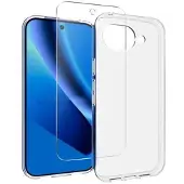 Saii Google Pixel 10a 2-i-1 TPU-deksel & Beskyttelsesglass