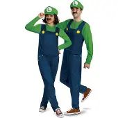 Disguise Nintendo Super Mario Luigi Klassisk Deluxe-kostyme For Menn