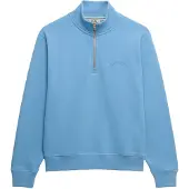 Superdry Essential Logo Embroidered Halv Glidelås Genser
