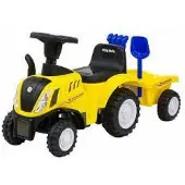 Milly Mally Ride On Vehicle New Holland T7 Traktor gul