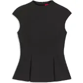HUGO Cimare 10248776 Red Kortarmet Skjorte