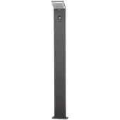 LUCANDE LED-gatelampe Nevio, sensor, 100 cm, antrasitt