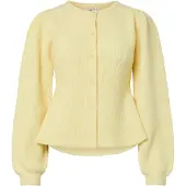 Pieces Pcsilly Puff Strikket Cardigan