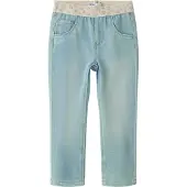 Name it Jeans - Noos - Slim - NmfSalli - Light Blue Denim/Lurex - - 6 år (116) - Jeans