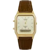 Casio Aq-230 30.0mm 3atm Quartz Analog-digital Dameklokke