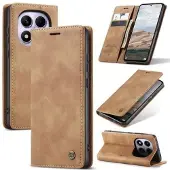 CASEME Xiaomi Redmi Note 14 Pro 4G 013 Series Lommebok-deksel - Brun
